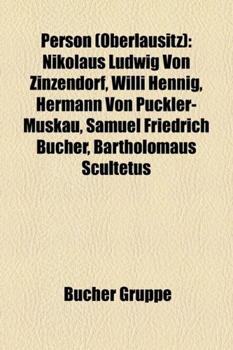 Person (Oberlausitz): Nikolaus Ludwig Von Zinzendorf, 
