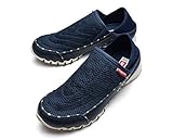 【かかと 踏める】 レディース 婦人靴 スニーカー 軽量 メッシュ ネイビー 丸大 bol7708 BOBSON ボブソン (22.5, ネイビー)