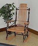 Rustic Hickory & Oak 9-Slat Rocker *Natural Finish* Amish Made USA