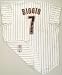 Craig Biggio Signed Astros White Majestic Replica Jersey