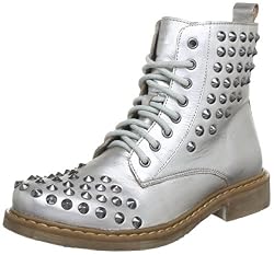 Bronx BX 445-804A112 43804-A112, Damen Stiefel, Silber (dark silver 112), EU 39