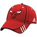 adidas Chicago Bulls Red NBA 2007 Draft Day 1-Fit Flex-Fit Hat