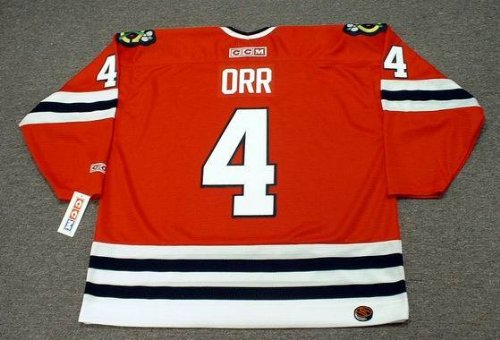 Buy BOBBY ORR Chicago Blackhawks 1976 CCM Throwback Away NHL Hockey Jersey