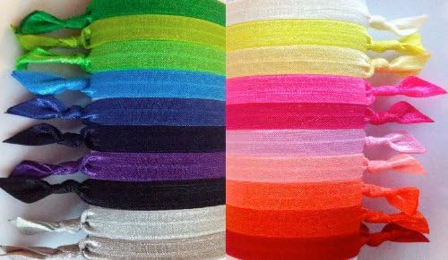 No Crease Hair Ties - 50 Pack