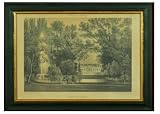 Antique Reproduction Artwork of the Chateau Versailles Fountain