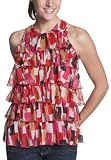 XOXO Junior's Printed Tiered Cha Cha Top