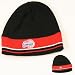 Los Angeles Clippers Black/Red Big Stripe Knit Beanie