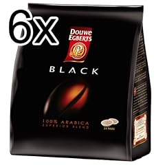 Douwe Egberts Kaffeepads Black Superior Blend, 6er Pack, 6 x 24 Pads