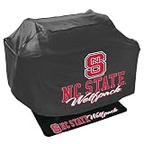 Mr. Bar B Q NCAA Grill Cover and Grill Mat Set, North Carolina State Wolfpack