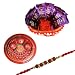 Cadbury Chocolate Basket With Rakhi Thali RS.524.00