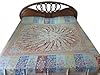 Yoga Throw Pashmina Blanket Jamawar Cashmere Bedspreads Indian Bedding King