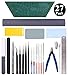 Esoca 27Pcs Gundam Modeler Basic Tools Craft Set Gundam Model Tools Kit with Box for Professional Hobby Model Assemble Building