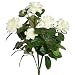 22" GARDENIA SILK FLOWER WEDDING BOUQUET BUSH WHITE 248