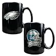 Philadelphia Eagles NFL 2pc Coffee Mug Set-Helmet/Primary Logo