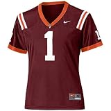 Nike Virginia Tech Hokies Women's #1 2010 Replica Football Jersey - Maroon (Large)