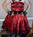 RED/BLACK PARTY DRESS....HELL BUNNY SIZE 12