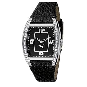 Click here to buy Puma WoMens Motor Sport Collection Indication Black Jeweled Watch #PU101062002 by Puma.