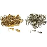 100 Gold Plated Earrings Clip On Earring Findings New