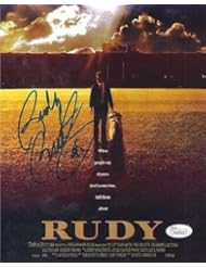 Rudy Ruettiger Autographed/signed Notre Dame Irish 8x10 "rudy" Movie Poster - Autographed College Photos