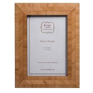 Marquerty Multigrain Bamboo Wood Frame, 5x7"