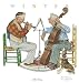 Canine Solo by Norman Rockwell. Size 16.69 inches width by 16.76 inches height. High ...