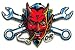 Coop Devil Wrench Patch Iron-On Embroidered
