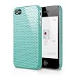 elago S4 Breathe2 Case for iPhone 4/4S - Coral Blue + HD Professional Extreme Clear film