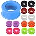 BodyJ4You Silicone Tunnel Plugs 16mm Ear Expander Stretching Kit 16PCS Flexible Double Flared 5/8