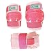 Knee Pads, Elbow Pads and Wrist Guards - Childs Triple Set - Pink