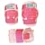 Knee Pads, Elbow Pads and Wrist Guards - Childs Triple Set - Pink