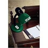 Michigan State Spartans Green Desk Lamp