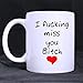 InterestPrint Best Friends Forever Never Apart Long Distance Friendship White Coffee Mug or Tea Cup, 11 ounce Funny Coffee Mug