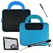 Apple Ipad Tablet ( 3G , wifi , WiFi + 3G ) Hard Nylon Cube with Pocket Carrying Case for ipad ( iPad Accessories Only ) + Includes a 4-inch eBigValue (TM) Determination Hand Strap + iPad Touch Anti Glare Screen Protector Guard (Compatible with all Versions of iPad) + Includes an iPad Stylus Pen