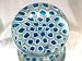 Murano Design Glass Art Sapphire Millefiori Paperweight PW-1119