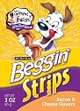 Beggin' Strips, Bacon & Cheese Flavor Dog Snacks, 3-Ounce Bags (Pack of 12)