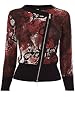 Snake Print Knit Cardigan