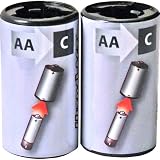 Ultralast ULC2C AA to C Converter Shells