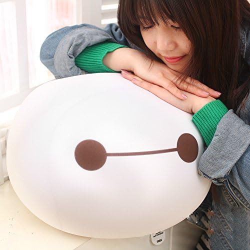 Baymax Plush Doll Head White Ball Pillow Hero Comics (8")