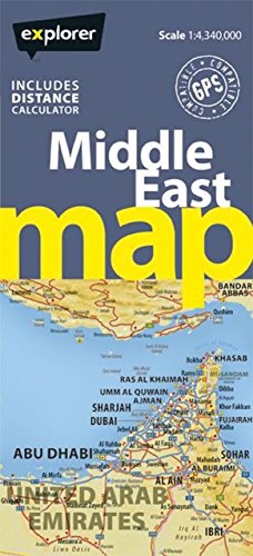 Middle East Map (Explorer Map)