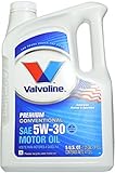Valvoline 779461 SAE 5W-30 Premium Conventional Motor Oil - 5 Quart