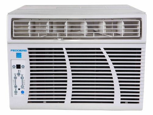Fedders AZEY12F7A 12 - 000 BTU Room Air Conditioner with 11 - 000 BTU Electric Heat - 10.8 EER - Air Exchanger - Remote Control - 3 Cooling Fan-Only Speeds and Energy Star Qualified - 208 230V product image