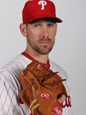 Philadelphia Phillies Photo Day, CLEARWATER, FL - FEBRUARY 22: Cliff Lee Photographic Poster Print by Nick Laham, 18x24