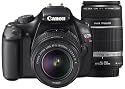 Canon デジタル一眼レフカメラ EOS Kiss X50 ブラック ダブルズームキット KISSX50BK-WKIT