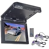Buy 10.4 LCD Flip-Down Roof Mount DVD Monitor with IR FM Transmitter