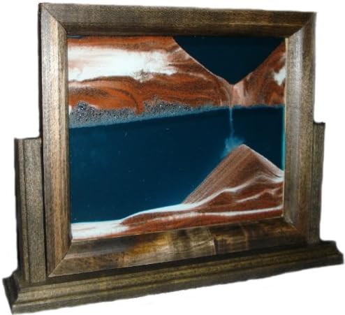 6x8-Sandscape-Southwest Sand Picture-Ebony Finish Frame