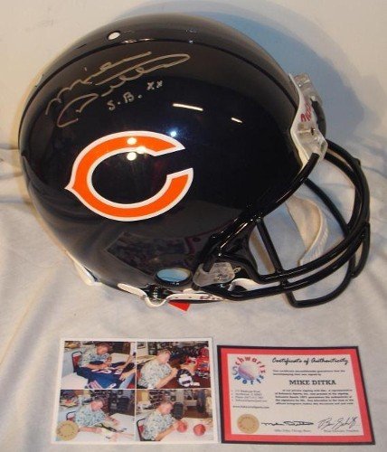 Mike Ditka Autographed/Hand Signed Chicago Bears Authentic Full Size Proline Throwback Football Helm