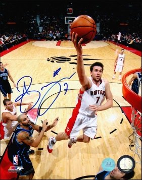 ANDREA BARGNANI Toronto Raptors Signed 8x10 NBA Photo