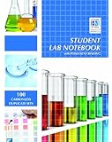 Student Lab Notebook: 100 Top Bound Carbonless Duplicate Sets