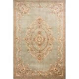IMAGE OF Momeni Harmony Sage HA18 Traditional 8.0 x 11.0 Area Rug
