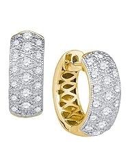 0.88CT DIAMOND FASHION HOOPS